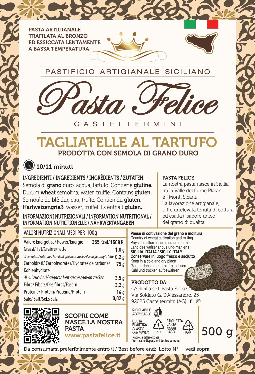 Tagliatelle al Tartufo